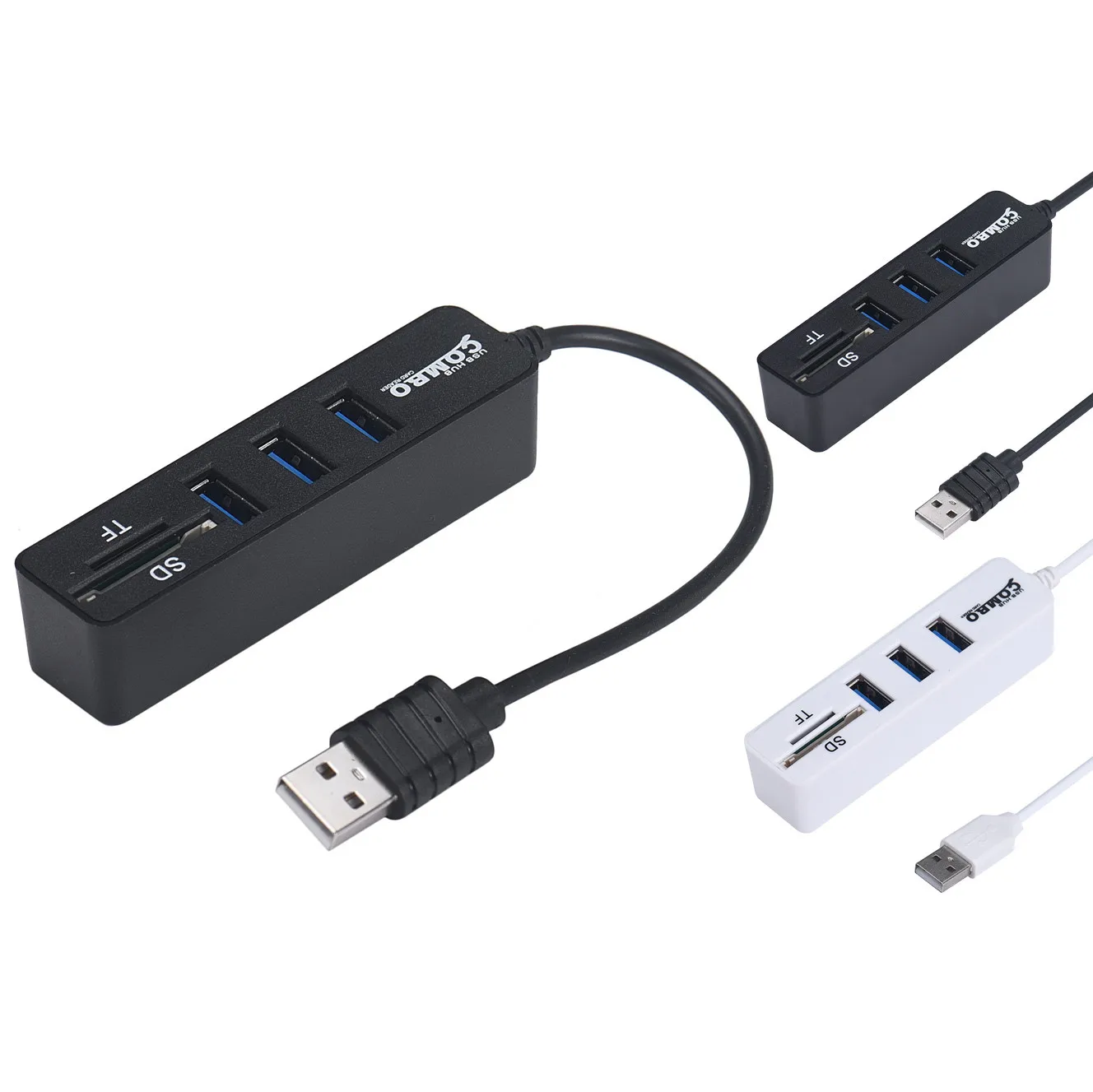 2 в 1 комбинированный Суперскоростной USB 0 3-Портовый разветвитель концентратор +