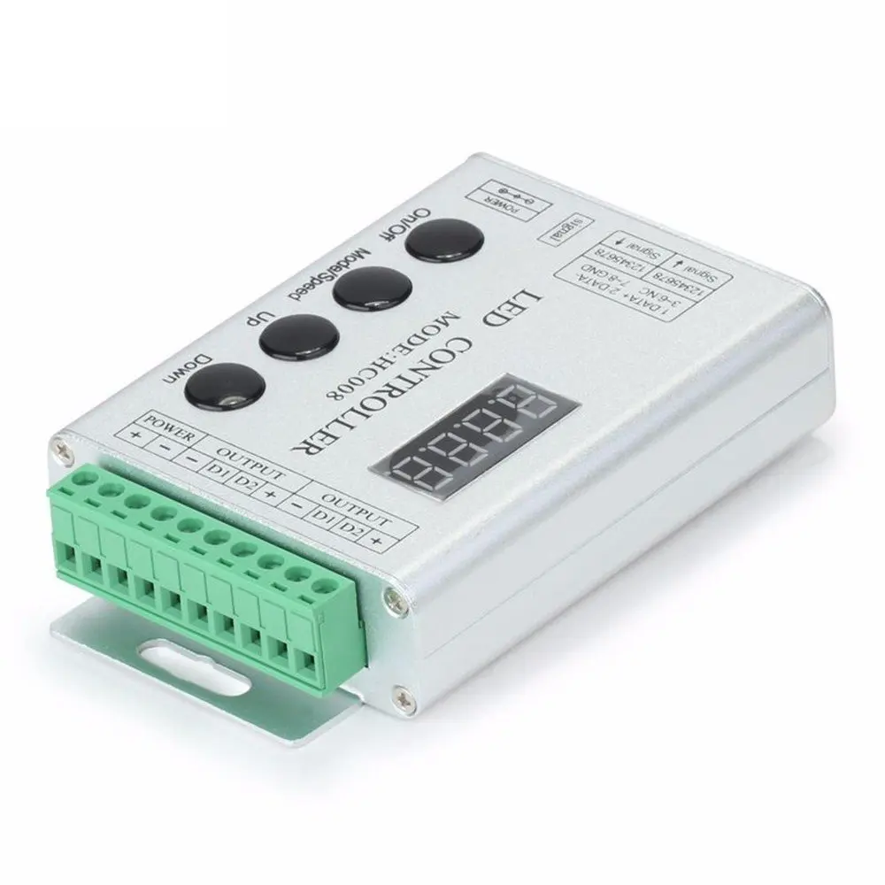 HC008 Ключи RGB Led Pixel управление Лер программируемый контроль 2048 пикселей 133 эффект режимы WS2811 WS2811 UCS1903 управление Лер