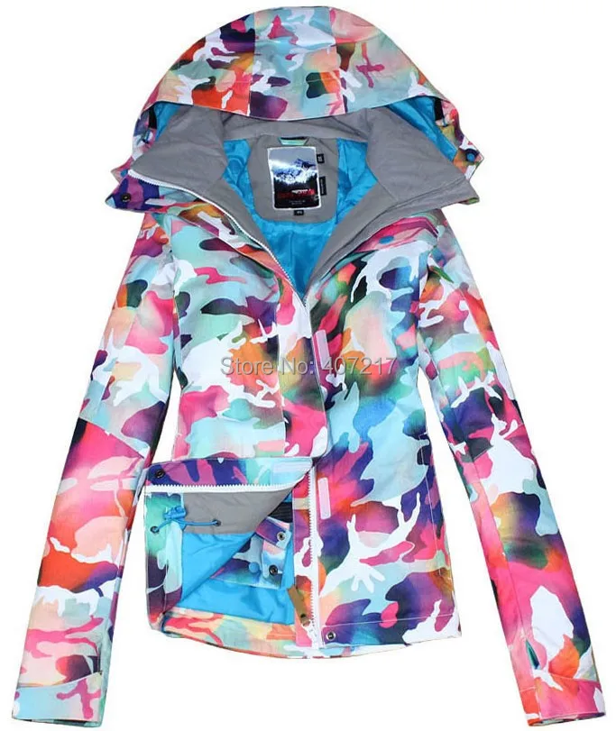 Snow Wear Ladies Waterproof Windproof Warm Anorak Padded Skiwear