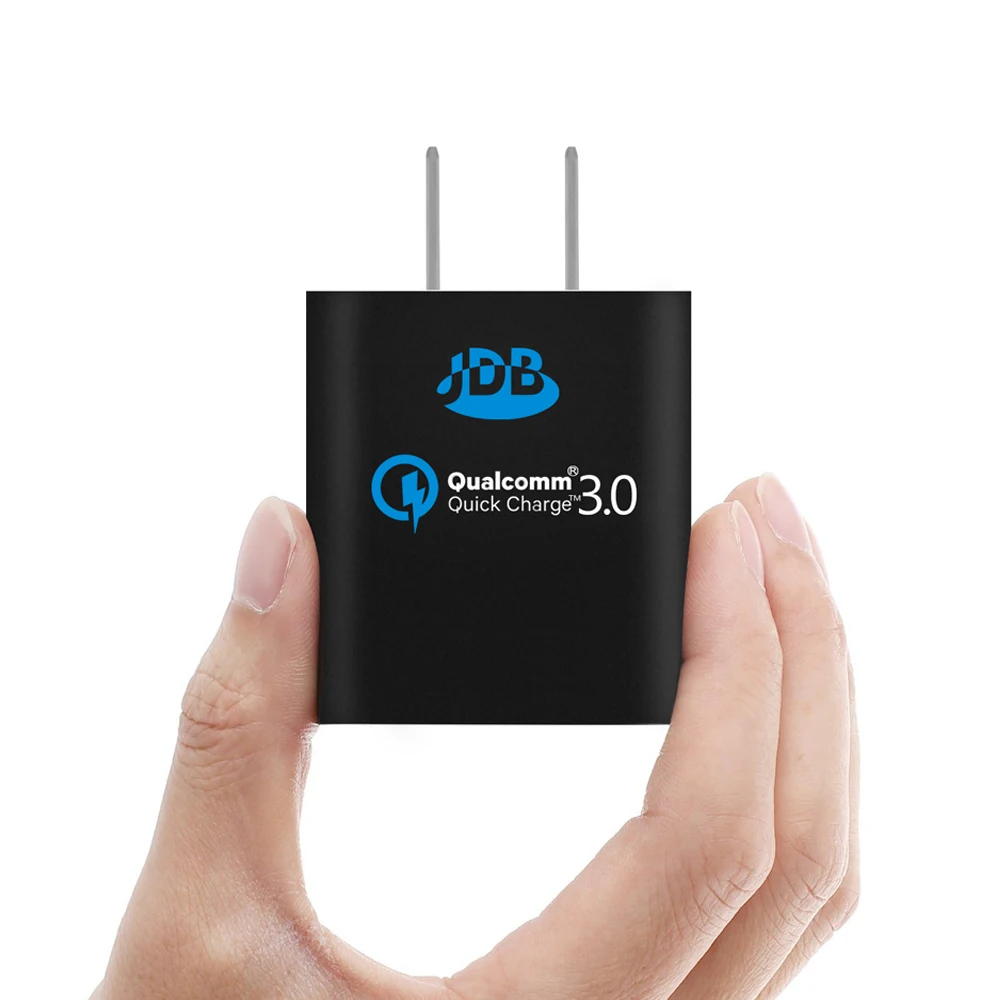 Оптовая продажа 100 шт./лот Быстрая Зарядка 3.0 КК USB Зарядное Устройство JDB