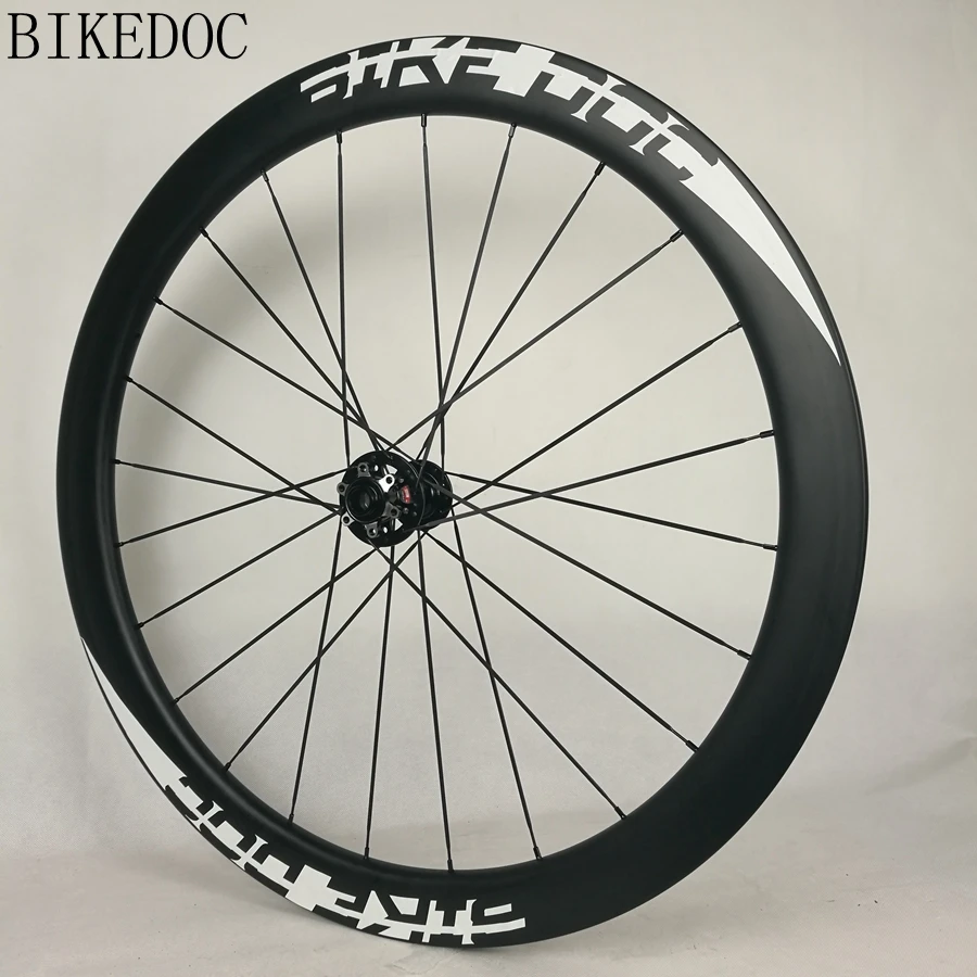Колеса для шоссейного велосипеда BIKEDOC карбоновый диск 50 мм | Спорт и развлечения