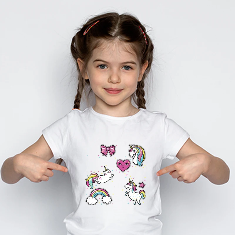 Наклейки для девочек в виде единорога с алмазным дизайном моющиеся парчи сделай