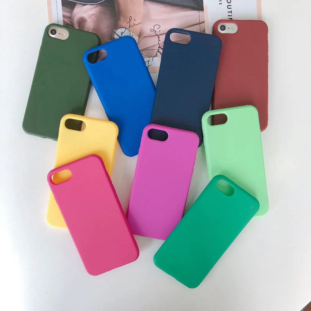 Роскошный оригинальный Мягкий ТПУ силиконовый чехол для iPhone 6 6S 7 8 Plus X 10 6s милый