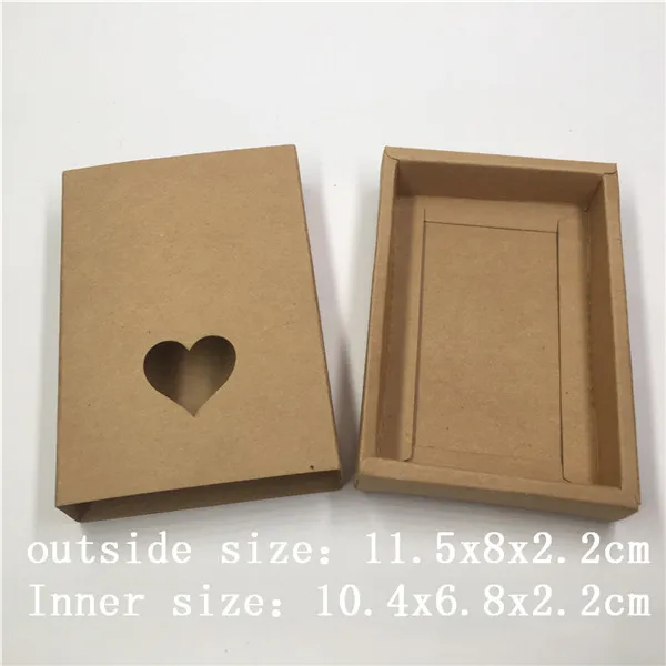 11.5x8x2.2cm 10 pcs various sizes of vintage kraft paper drawers a variety of patterns design wedding candy / chocolate / cookie box - Цвет: 11.5x8x2.2cm