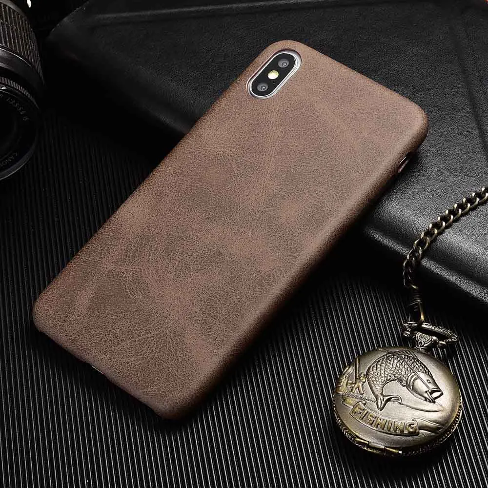 5 Мягкая задняя крышка из искусственной кожи крокодила для iphone X XS Max XR 11 Pro, Винтажный чехол для телефона, чехол s для iphone 7 8 Plus 6 6 S, чехол - Цвет: 5