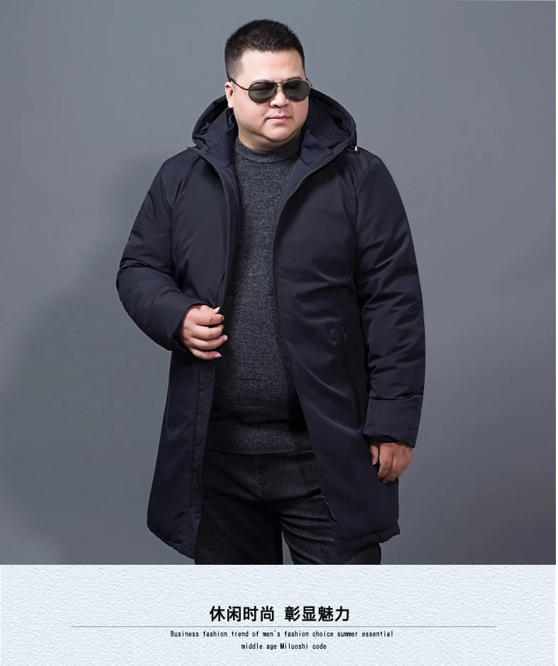 Большие размеры Новинка 10XL 9XL 8XL бюст 154 см молния прибытие теплая верхняя одежда зимняя куртка мужская Толстая ветрозащитная повседневная мужская куртка