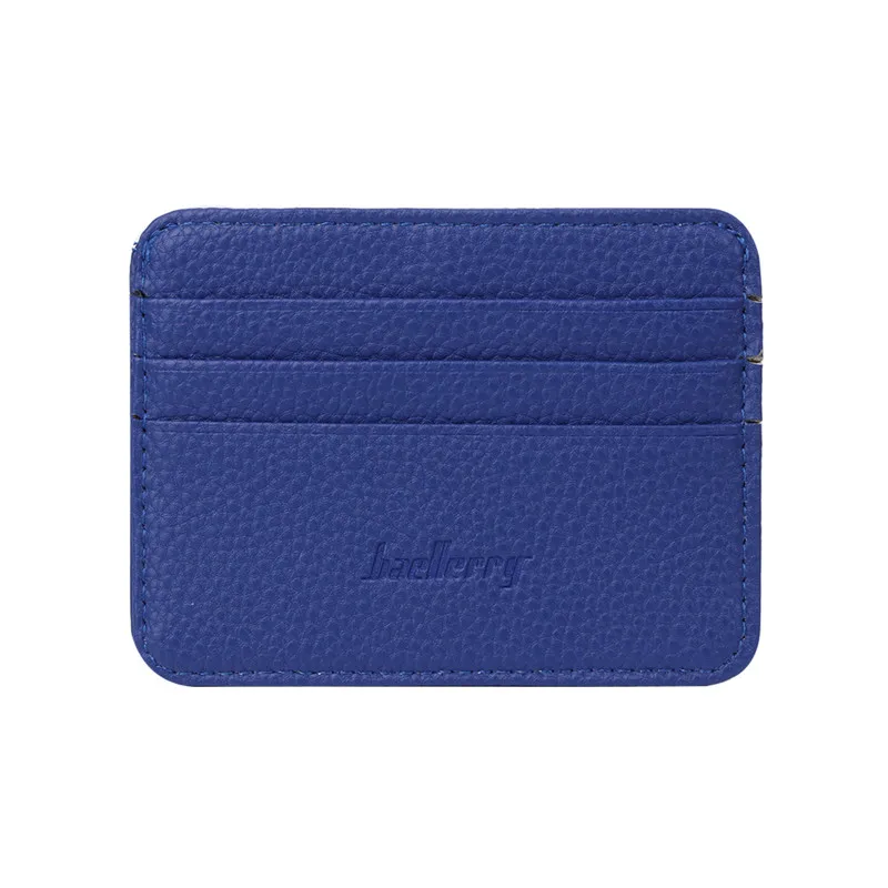 Blue Baellerry 1 шт мужские 3 кредитные карты бизнес карман тонкий ID Кредитные карты бумажник для денег 6 цветов - Цвет: Blue