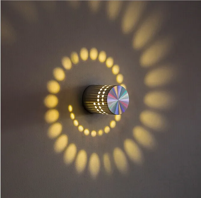 Современный светодиодный настенный светильник 3 Вт алюминиевая настенная лампа