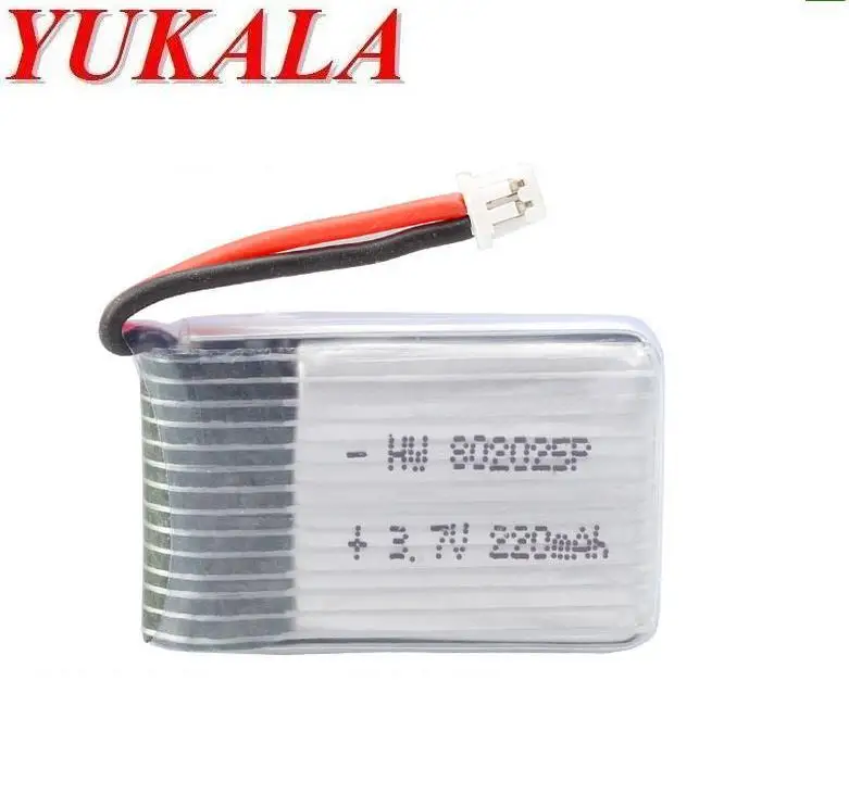 Литий полимерный аккумулятор 3 7 в 220 мАч для квадрокоптера TK106 2 4G R/C 802025 4 шт.|quadcopter