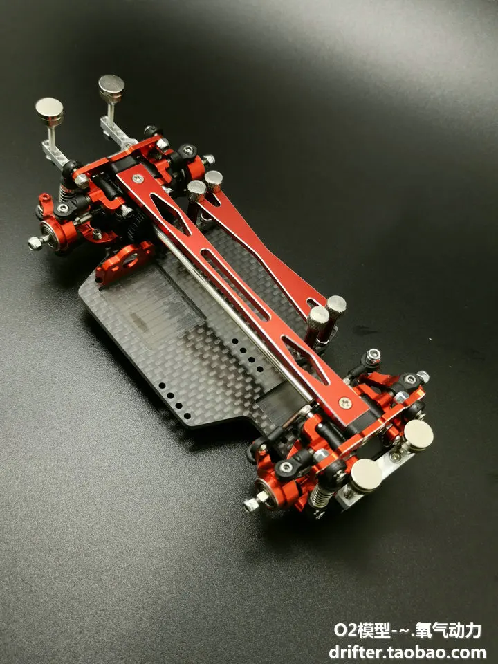MINI-D, металлическая обновленная рама 1/28, дрифт, скорость гонки 1/24, четыре колеса, задний мини-пульт дистанционного управления, модель автомобиля