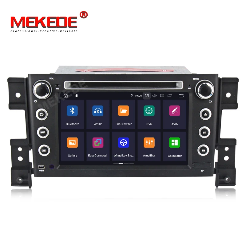 MEKEDE Android 9 0 IPS DSP Автомобильный GPS навигатор dvd плеер для Suzuki Vitra с RDS DAB + DVR Бесплатная