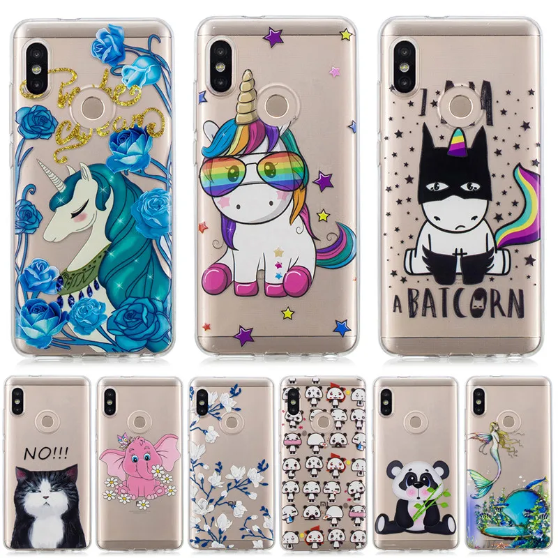 

Wekays For XiaoMi RedMi Note 6 Case Cartoon Silicon TPU Fundas Case For XiaoMi RedMi Note 4 4X 5A Y1 Cover Case RedMi Note 5 Pro