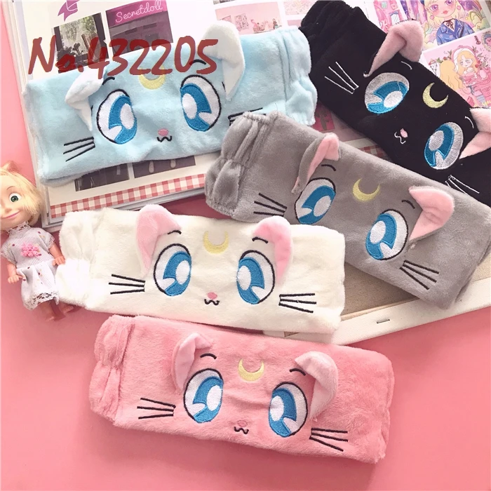 Новинка обруч для волос с котом Сейлор Мун конфетных цветов повязка девочек