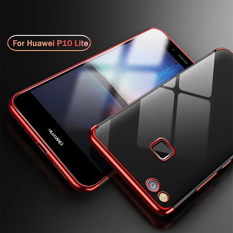 Ударопрочный чехол для телефона HuaWei P10 P10Lite P10Plus бампер задняя крышка прозрачное