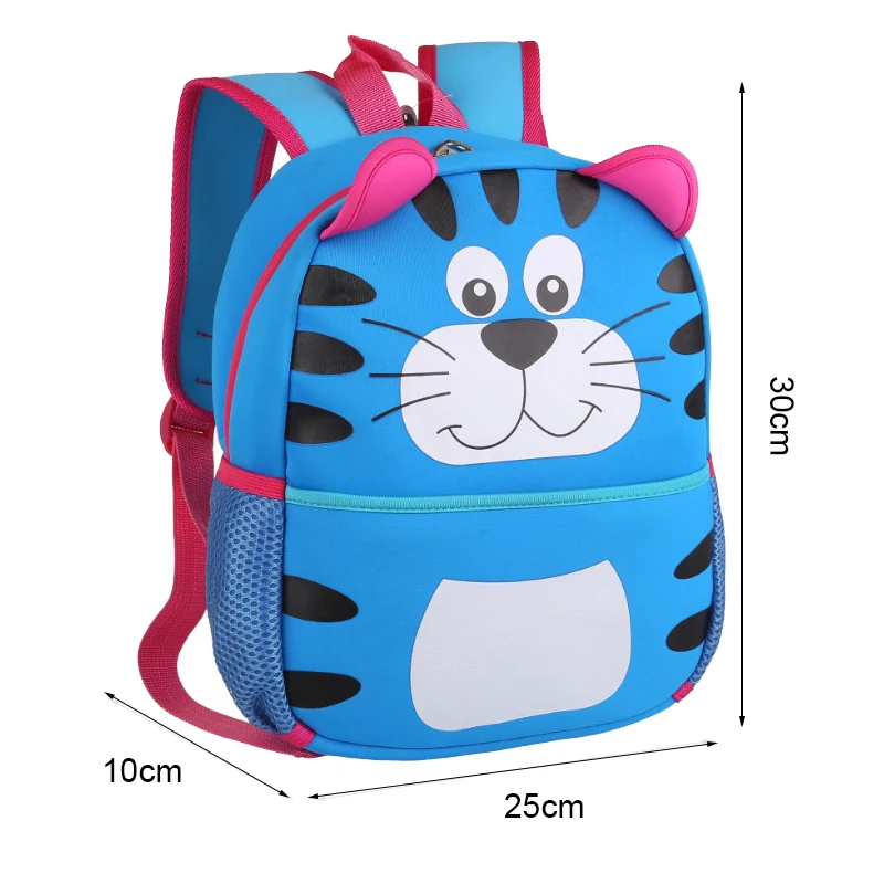 Delune Kids School Bags Lovely Catoon 3D Tiger Children Backpacks Cute for Girls Boys Schoolbags | Багаж и сумки