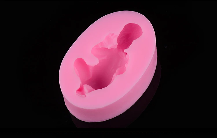 SILIKOLOVE 1 шт. силиконовая 3D помадка милый Спящий ребенок ручной работы форма для полимерной глины мыло Младенческая форма душ украшения торта инструменты
