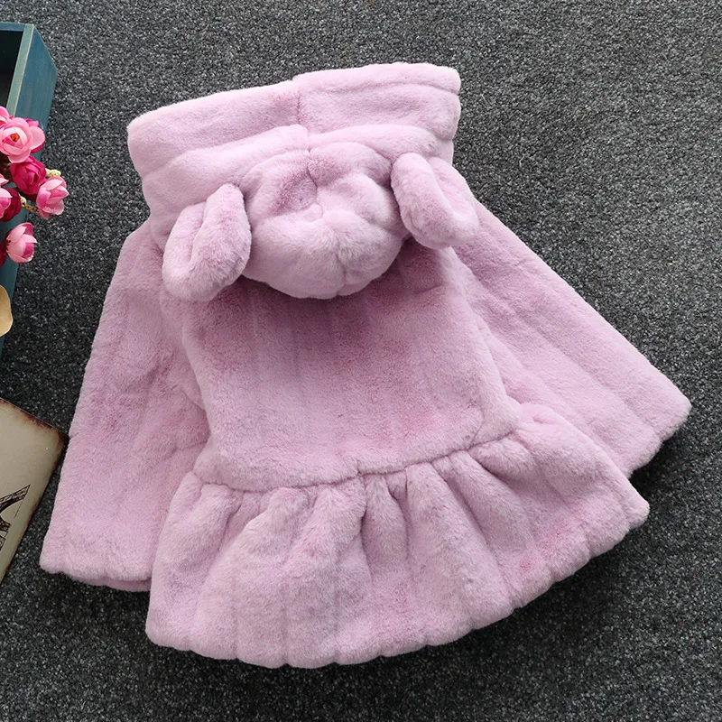 Girls Coats Wool Sweater 2018 New Autumn and Winter Jacket Kids Korean Cute Baby Princess Coat Toddler Girl |
