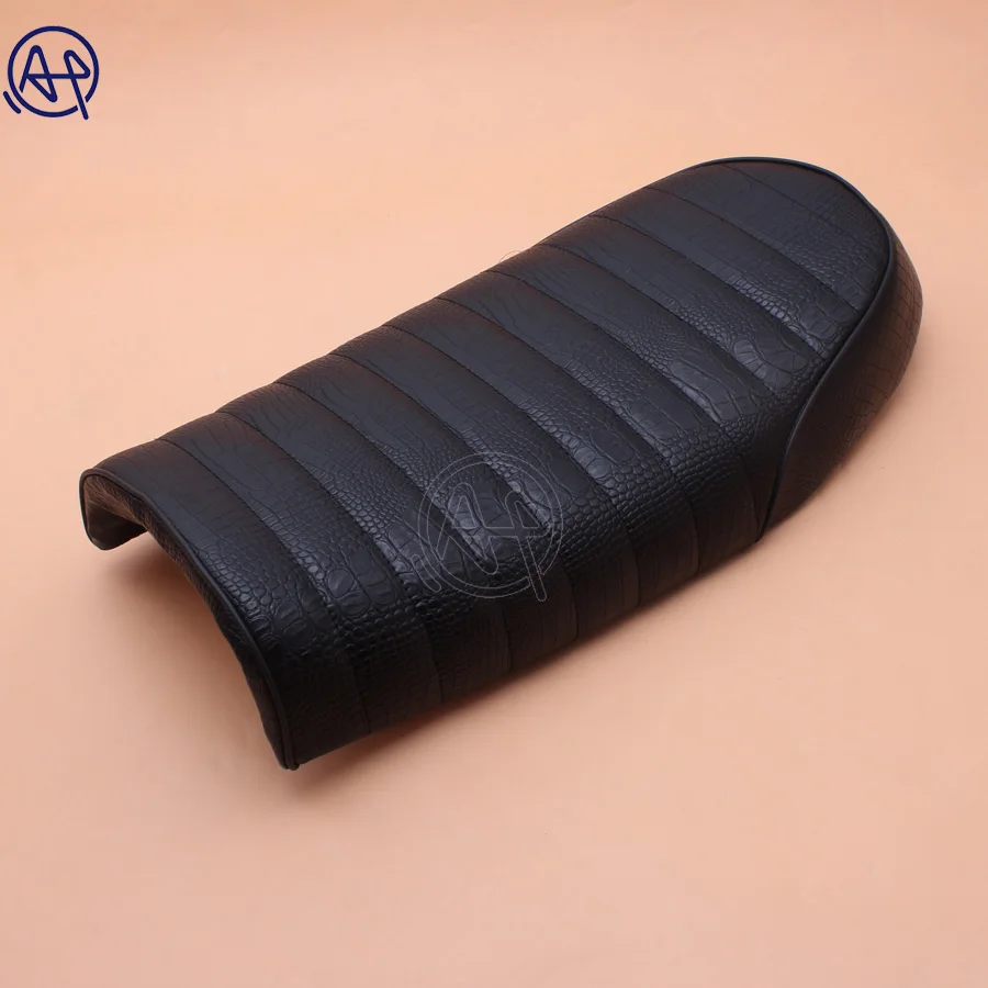 1x Motorcycle Crocodile Vintage Seat Retro Saddle Universal For Honda CB CL Cafe Racer CG125 CB200 CB350 CB400 CB500 CB750 |