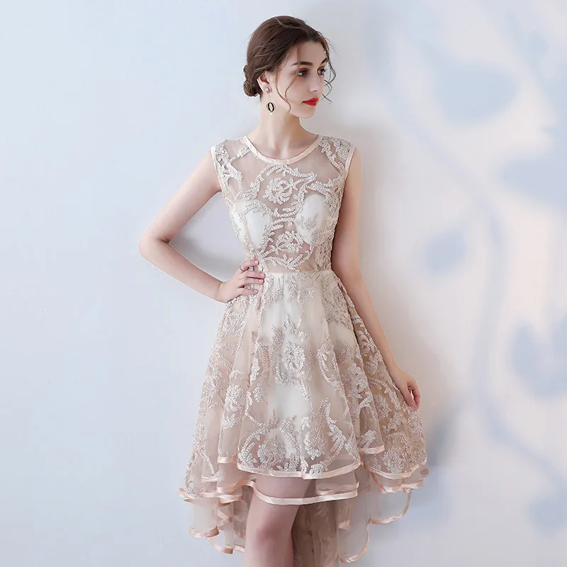 FADISTEE Новое поступление платье для выпускного вечера es Vestido de Festa с круглым вырезом