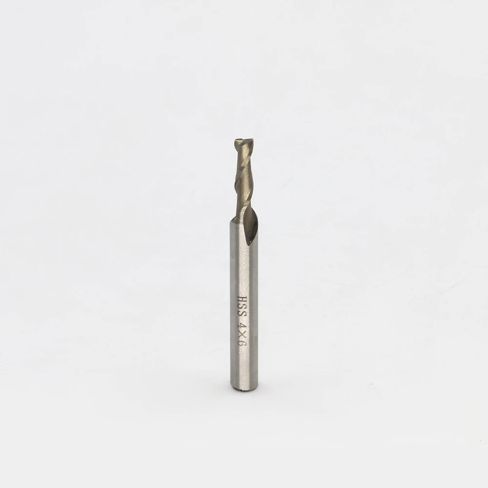 

Новые концевые фрезы с 2 канавками и головкой 4 мм, фрезы для фрезерных станков с ЧПУ, инструменты W4Mo3Cr4V1 из быстрорежущей стали и алюминия 2F4*6*...