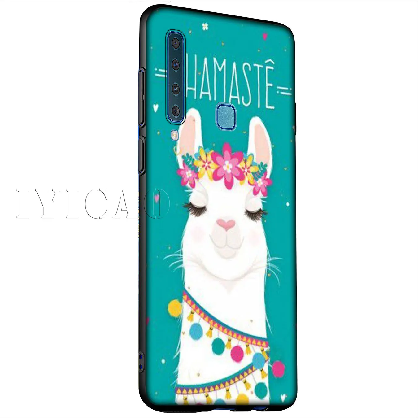 IYICAO Lama Llama Alpacas Animal Silicone Soft Case for Samsung Galaxy A6 Plus A9 A8 A7 2018 A3 A5 2016 2017 Note 9 8 |