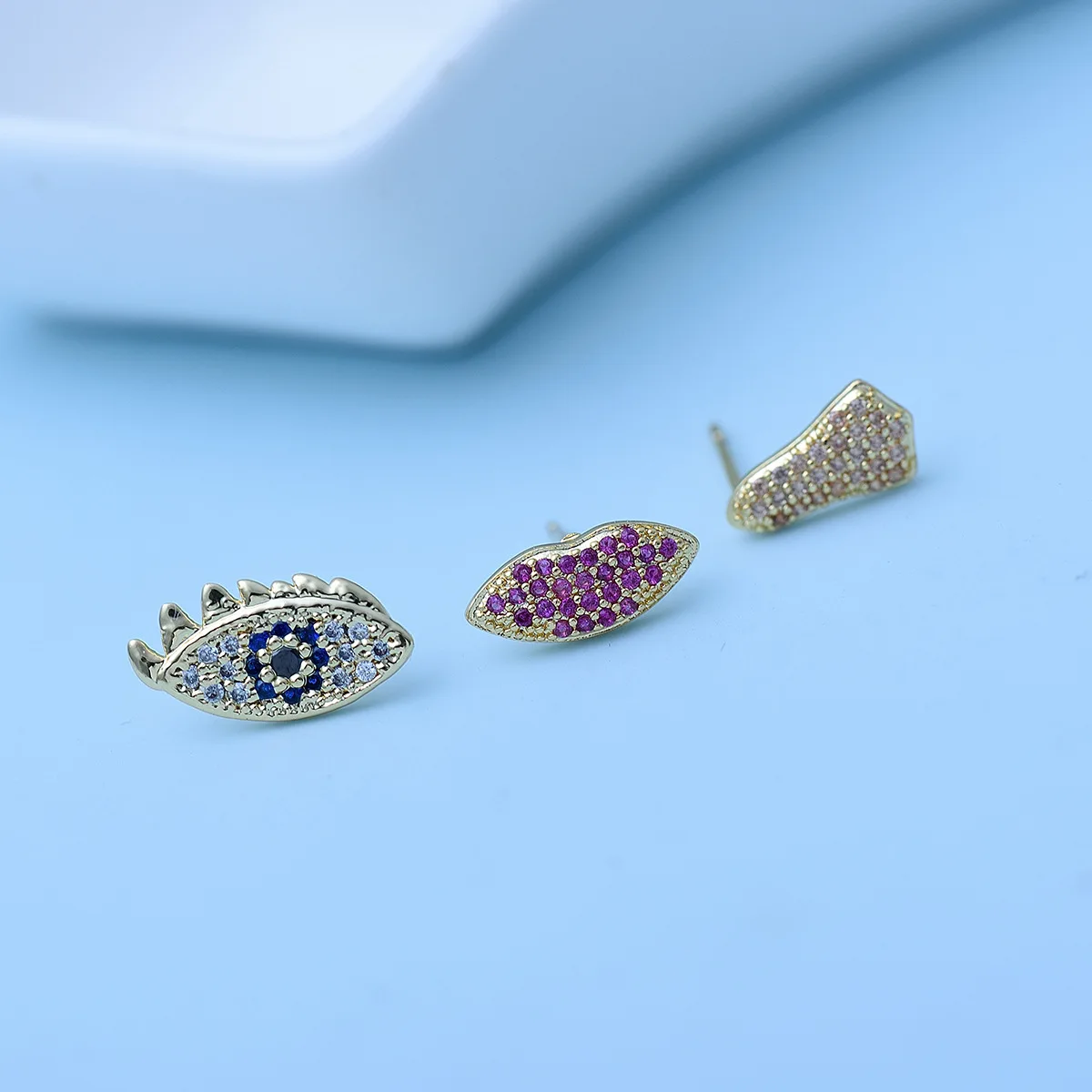 3 шт./компл. 2019 креативный пистолет черный золотой серебряный цвет нос сглаза