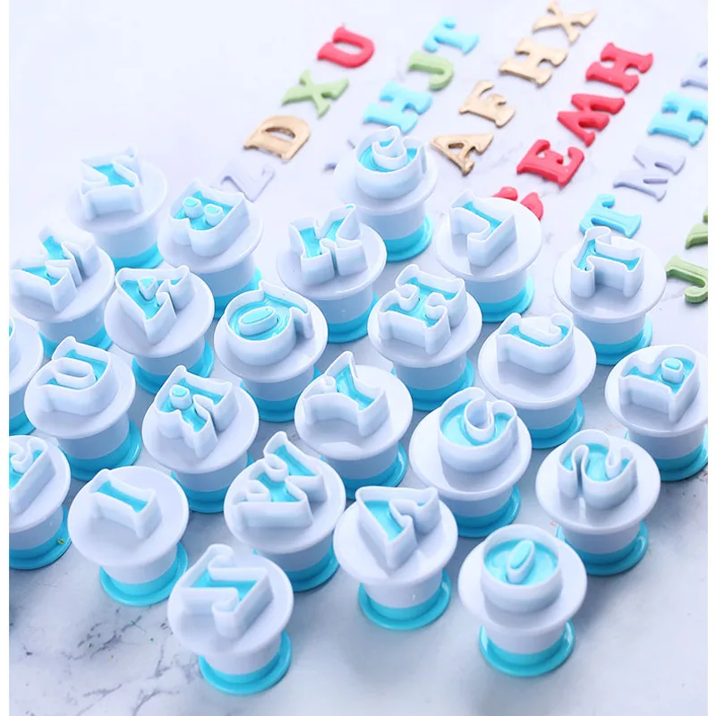 

Верхняя искусственная форма для печенья, буквы и цифры, фоторезак, ручной штамп, пресс-Плунжер для выпечки