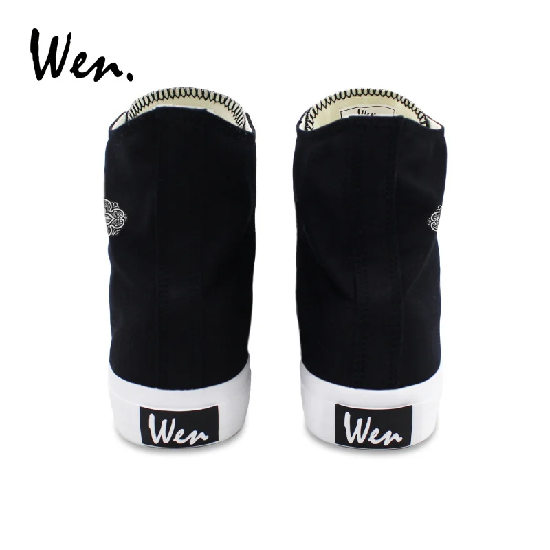 Кеды Wen женские с цветочным принтом высокие кроссовки кеды для скейтборда