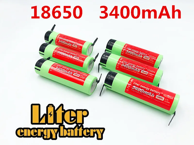 Фото 100% новый Оригинальный NCR18650B 3,7 v 3400 mah 18650 литиевая аккумуляторная батарея сварочные никелевые листовые батареи №3