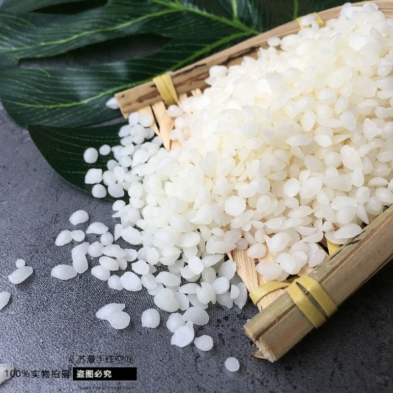 500 г белый воск Оса натуральный ручной работы бездымные свечи DIYwax материал