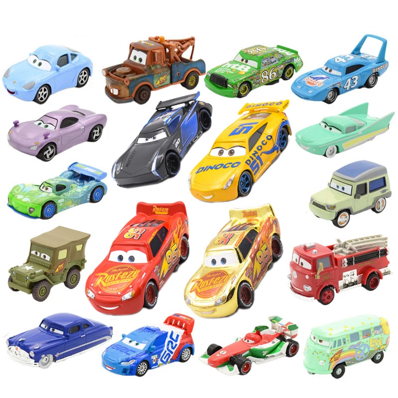 Модель автомобиля металлическая литая в масштабе 1:55 Disney Pixar Тачки 3 27