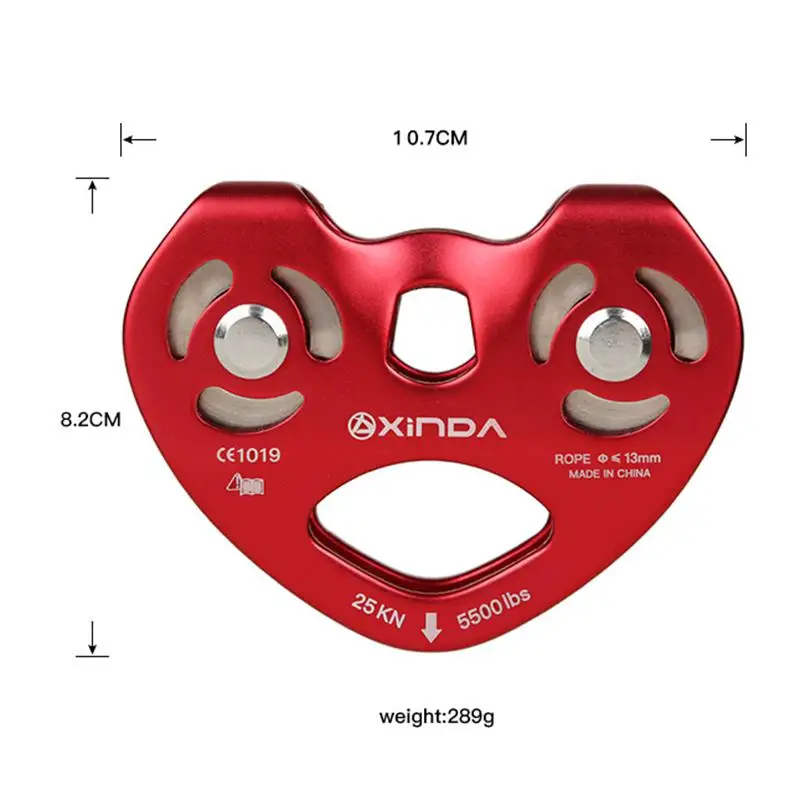 Хоббитлейн скалолазание шкив двойной мост для наружного высокой высоты клецки