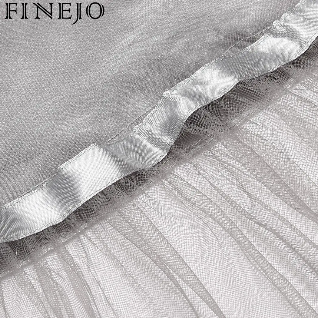 Женская юбка для вечеринки FINEJO Лоскутная модная с эластичной резинкой на талии |