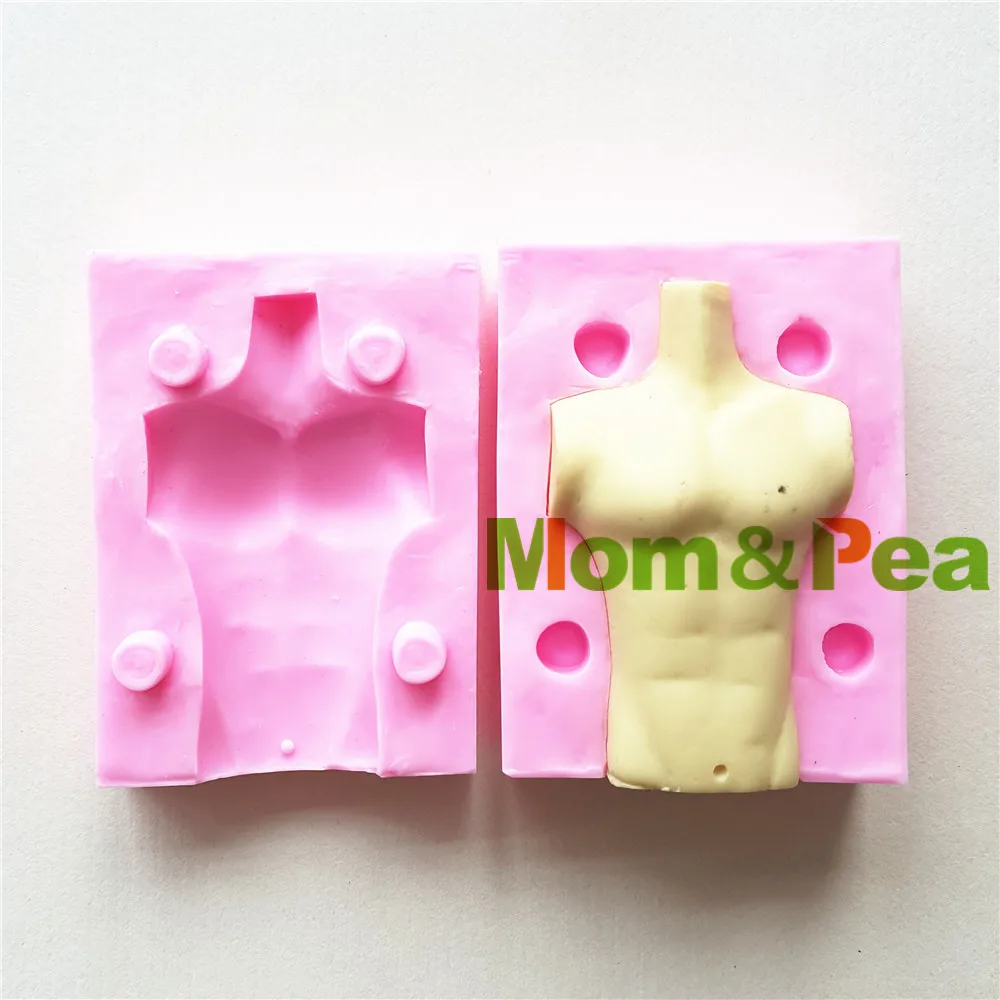 Mom &amp Pea MPA1663 силиконовая форма в форме мускулов для мужчин украшение торта 3D