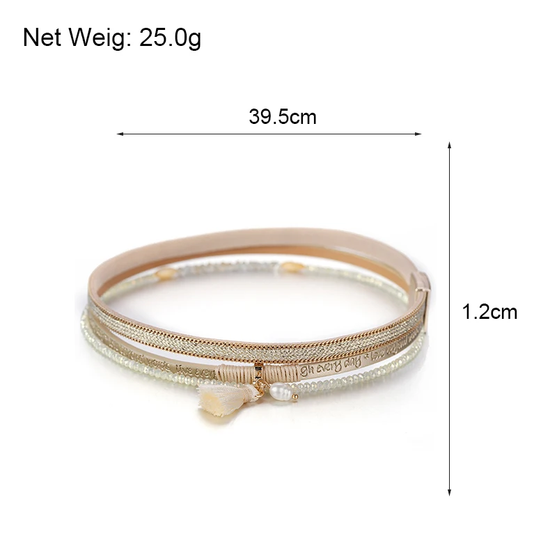 Браслеты ALLYES Lette кожаные женские модные Многослойные ювелирные украшения в стиле