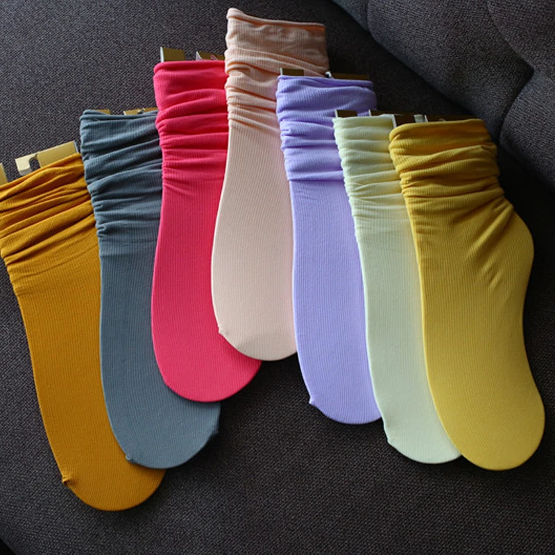 Цветные блестящие короткие женские носки ed милые модные хлопковые бархатные