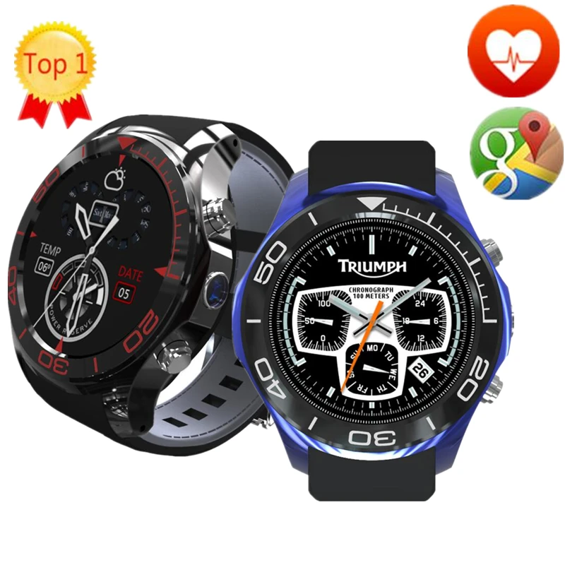 Android 5.1 Smart Watch телефон 512 МБ/4 ГБ монитор сердечного ритма шагомер Google mapa SmartWatch Bluetooth