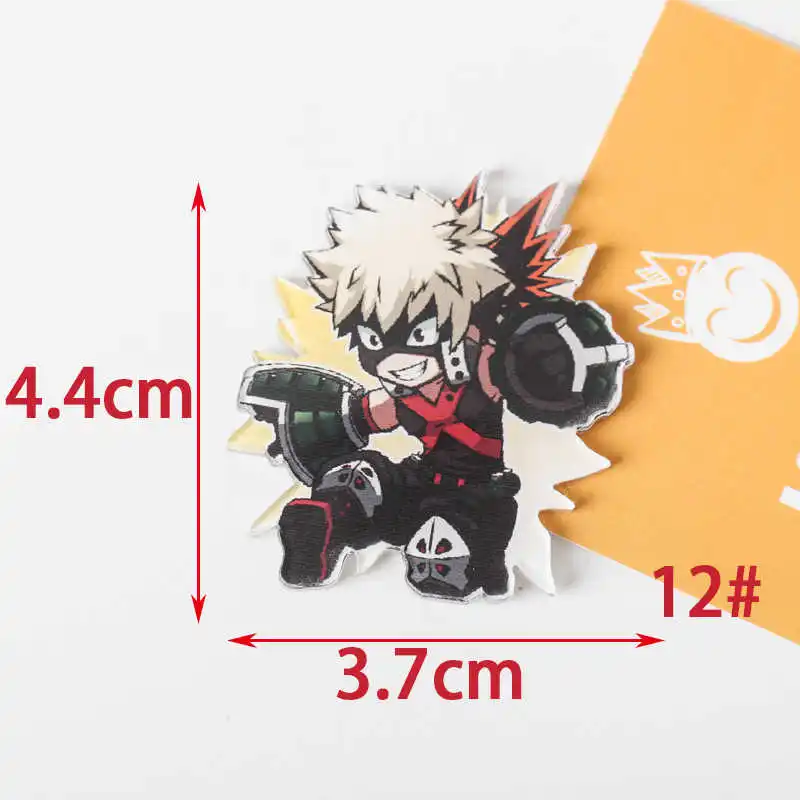 1 шт. микс моя геройская Академия Мультяшные значки на булавке Kawaii значок рюкзаке