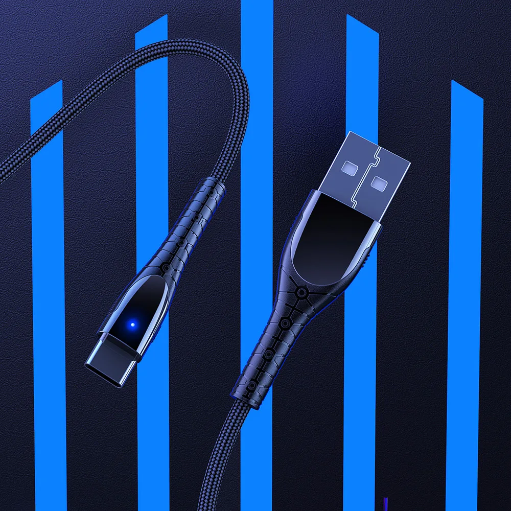 Кабель USB C YKZ для samsung Galaxy S10 S9 type кабель быстрой зарядки данных type-C Xiaomi Redmi Note 7 USB-C