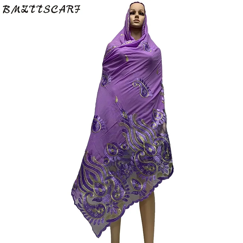 Высококачественные шифоновые шарфы африканские женские шали мягкие с шарф из