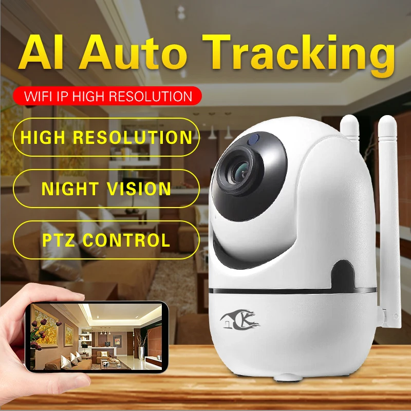 HD 1080P облачная IP камера интеллектуальное автоматическое слежение за