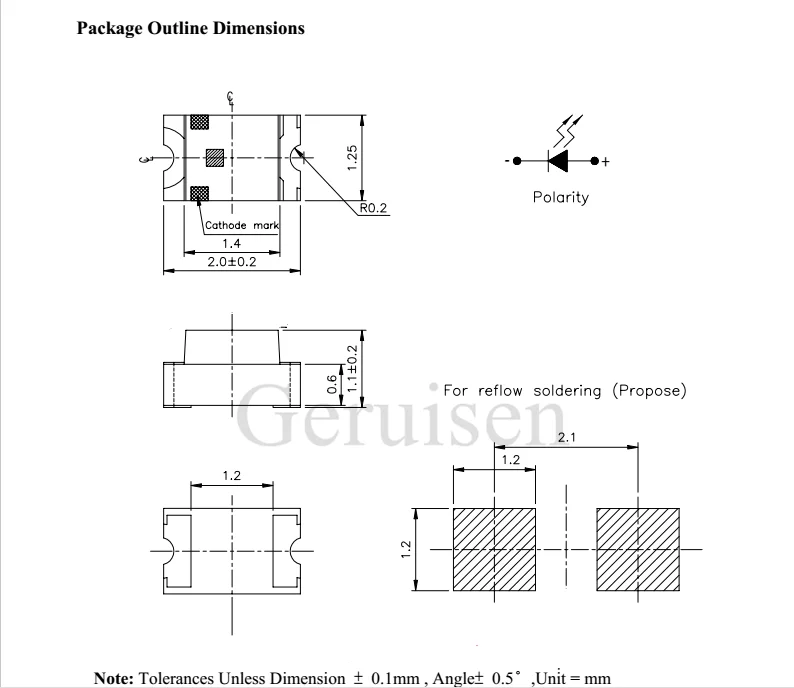 0805 2012 SMD/поверхностное монтаж SMT Розовый Ультра яркий светодиод SMD LED Диодная Лампа