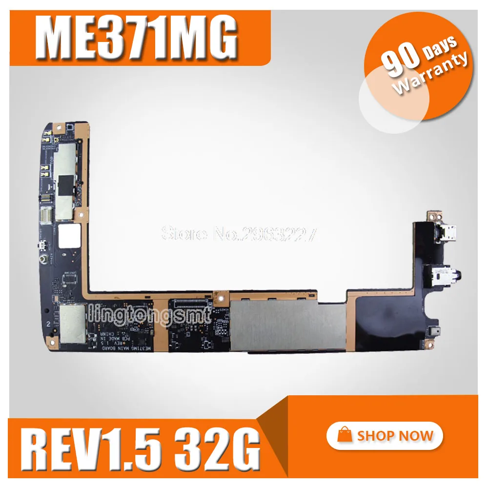 

Материнская плата для For Asus NEW ME371MG REV1.5 32G, материнская плата для ноутбука 90NK0041-R000CO, 100% протестирована