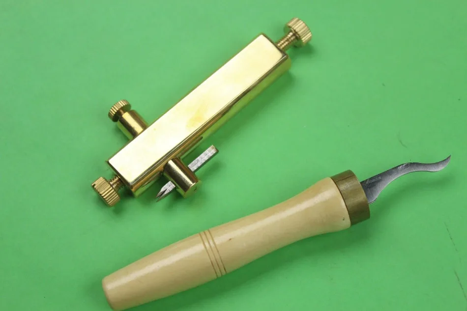 Инструменты для изготовления скрипки/Альта латунный нож с желобом инструменты