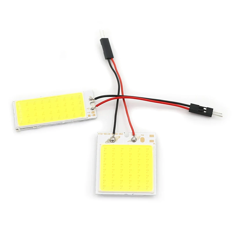 

36/48 12v White Smd Cob Led Panel Car Auto Interior Lamp Bulb Light High Quality