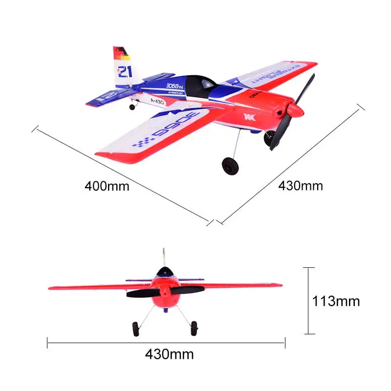 Wltoys XK A430 X4 передатчик радиоуправляемый самолет 2 4G 5CH бесщеточный система 3D6G