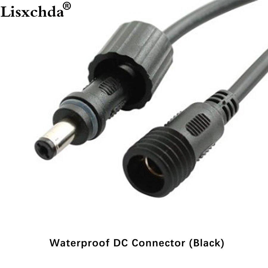 DC 5 5x2 1 мм IP68 Водонепроницаемый разъем 2 контактный питания провода для одного
