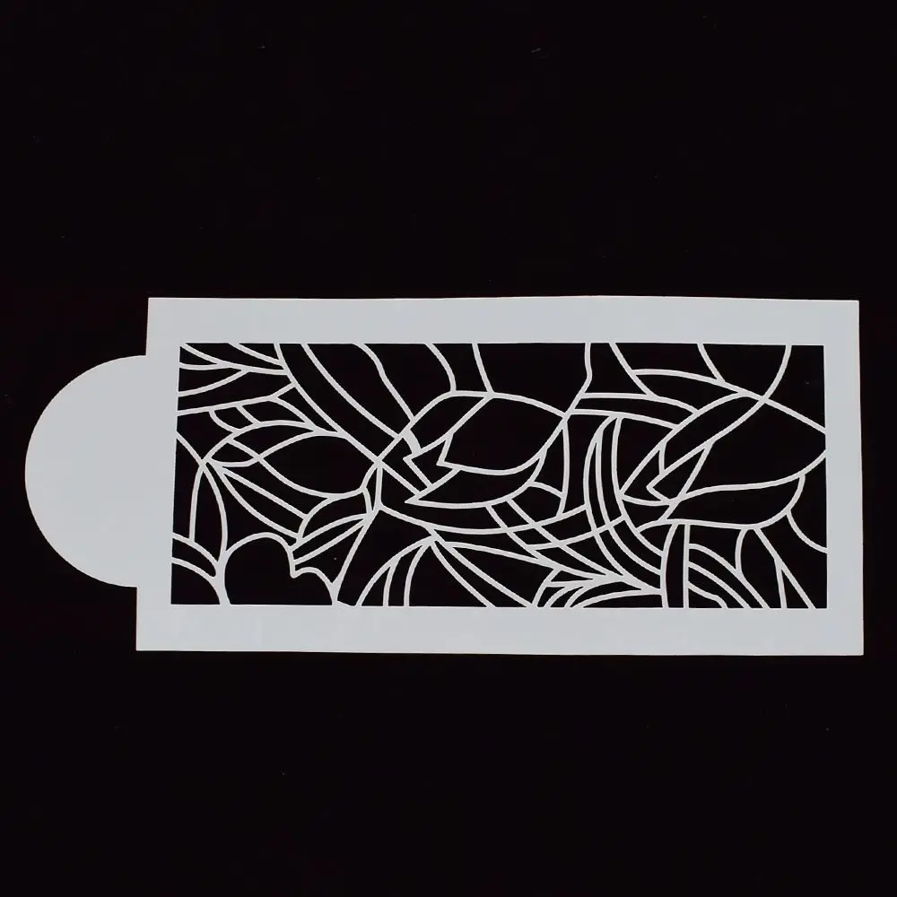 1 шт. с красивыми лепестками в форме цветка многоразовые трафареты аэрограф