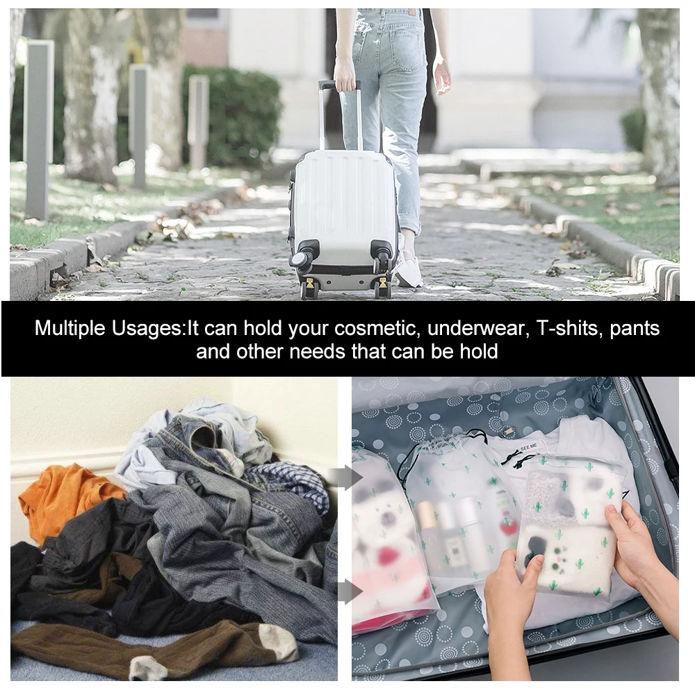 Прозрачная Матовая сумка Органайзер для макияжа Водонепроницаемая Дорожная