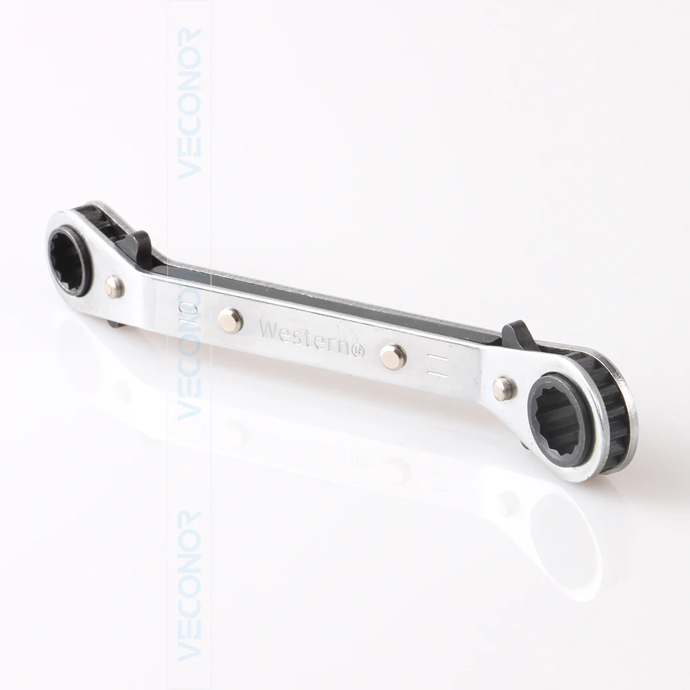 10x11 мм Гибкая Метрическая смещение двойного кольца ключ гаечный Реверсивный